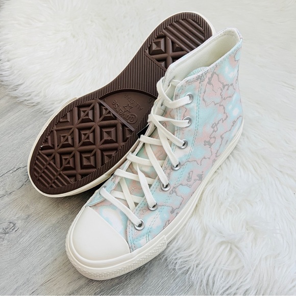 NWT Converse Chuck Taylor All Star Lift Platform Marble Women’s Shoes - Picture 3 of 8